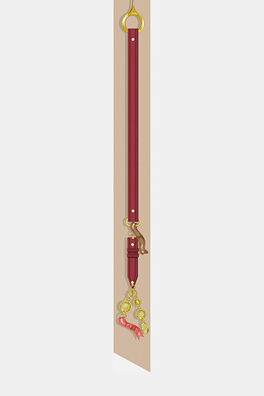 VERMILION OBJECT DESIGN TWILL FOULARD