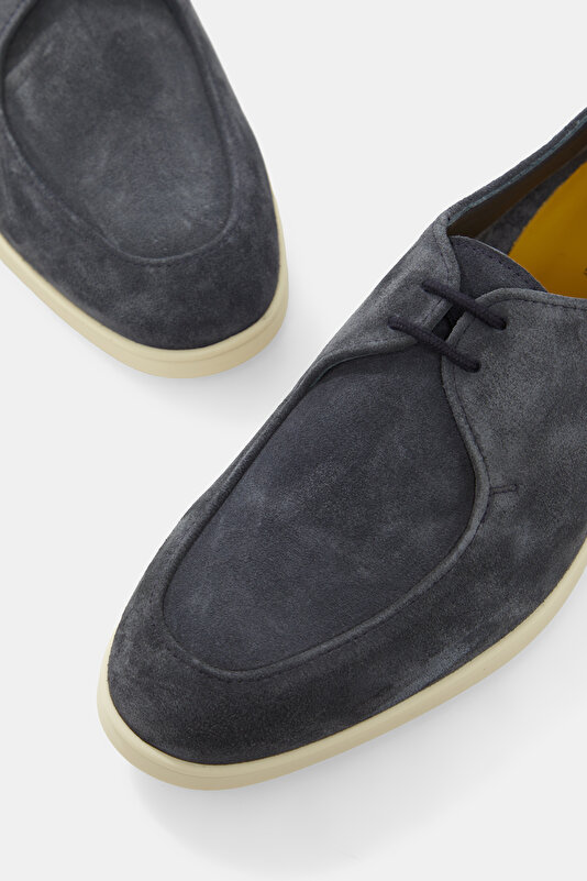 BAĞCIKLI SÜET DERİ SNEAKER 4