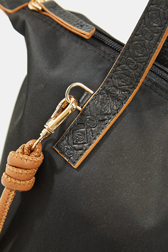 TAN MONOGRAM BAG 4