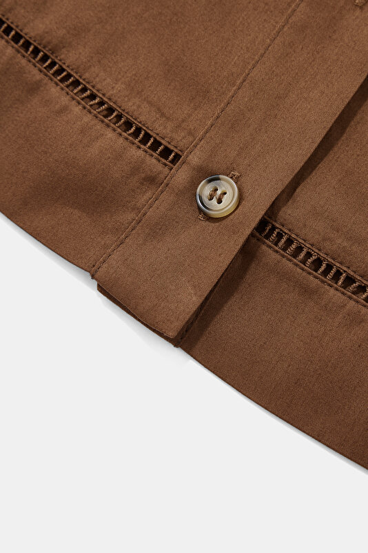 BROWN SHORT SLEEVE SHIRT 4