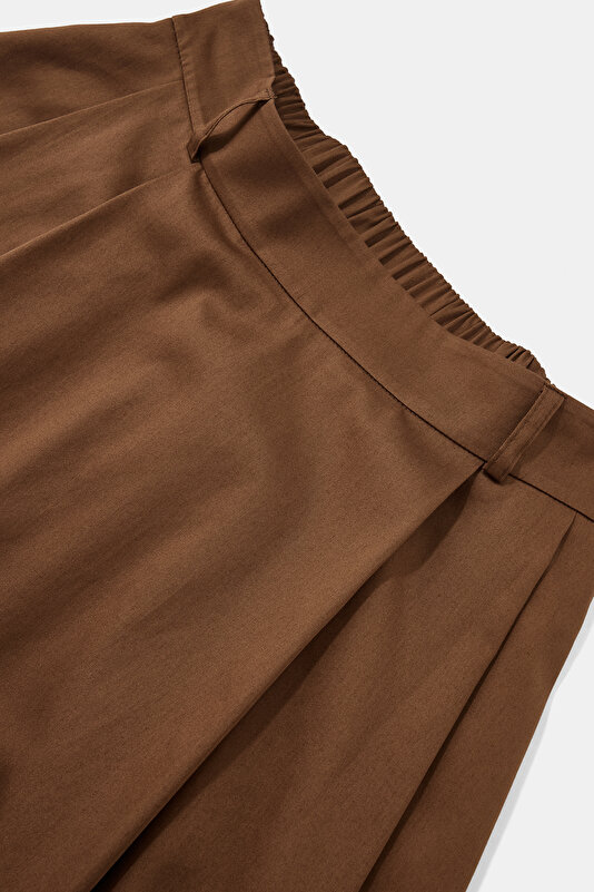 BROWN MIDI SKIRT 3