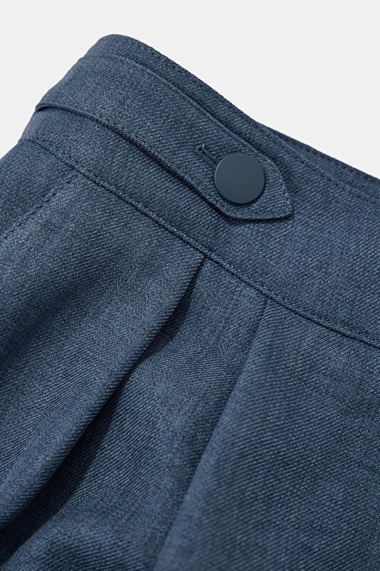 BLUE WIDE LEG TROUSERS 4