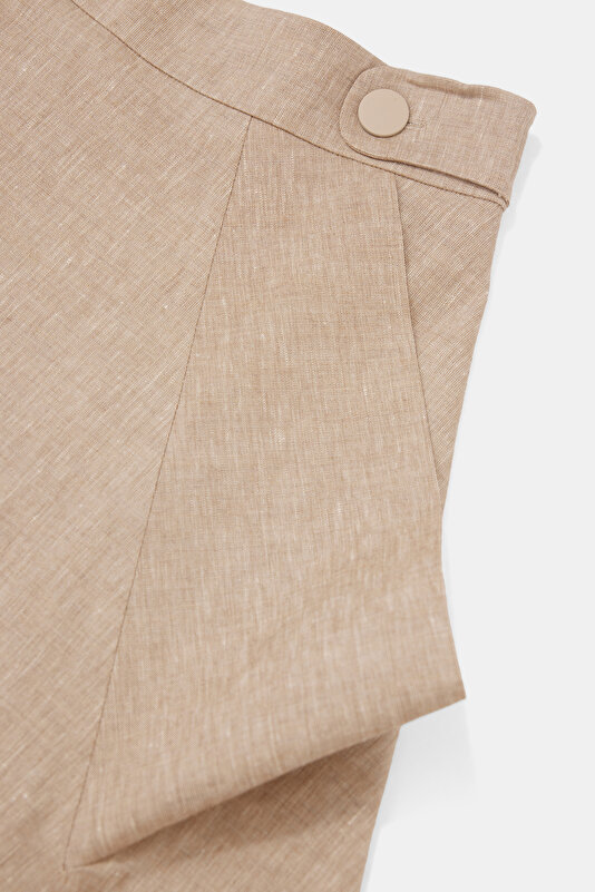 BEIGE MIDI SKIRT 3