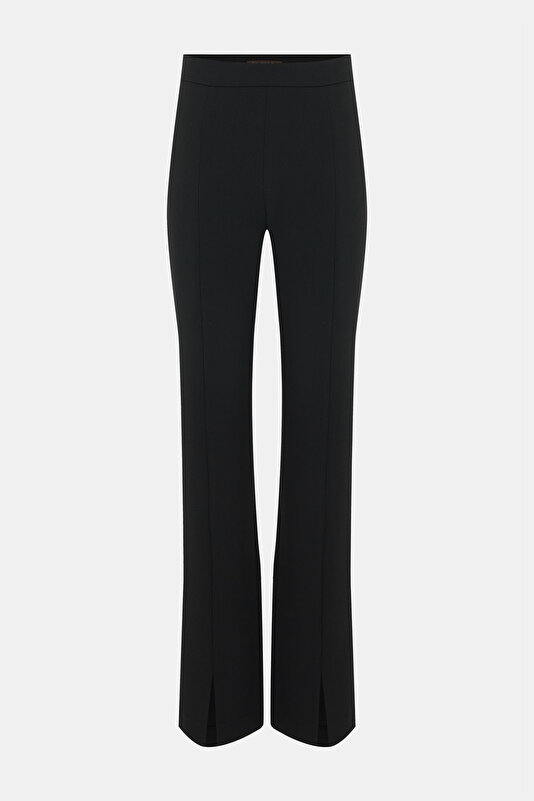 BLACK SKINNY LEG TROUSERS