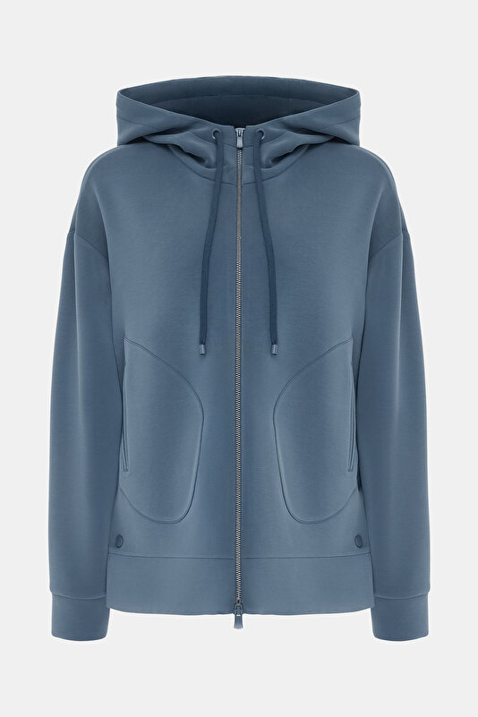 INDIGO HOODIE SWEATSHIRT