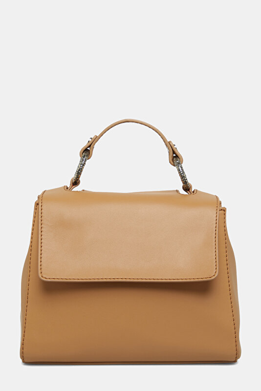 SILVER LEATHER BAG
