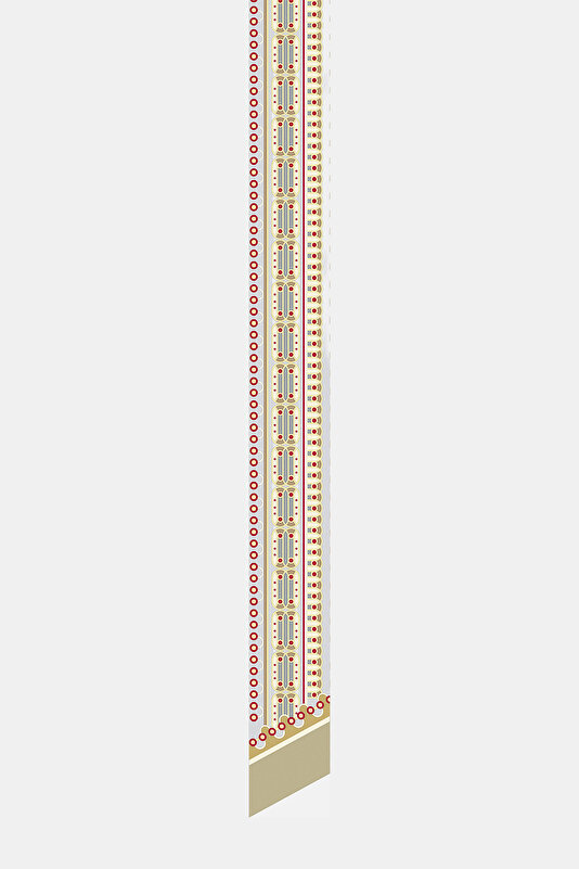 SILVER OBJECT DESIGN TWILL FOULARD 2