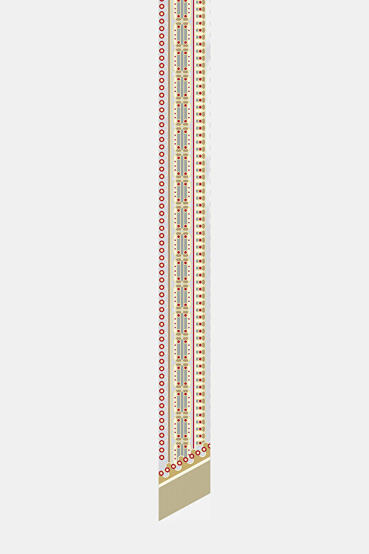 SILVER OBJECT DESIGN TWILL FOULARD 2