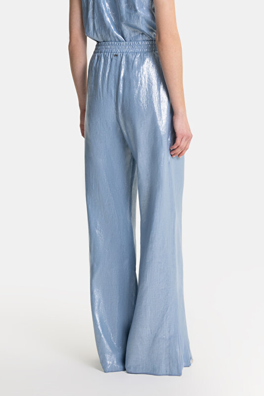 BLUE STRAIGHT CUT TROUSERS 3
