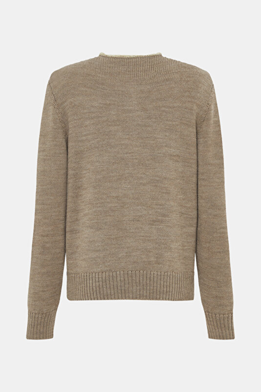 CREAM WOOL CARDIGAN 2