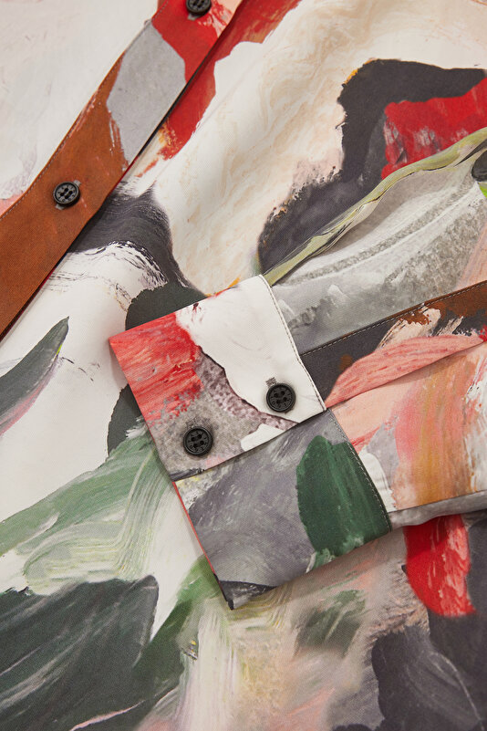 MULTICOLOR FLORAL PATTERN SHIRT 4