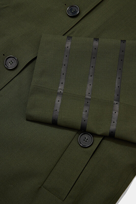KHAKİ REEFER JACKET 4