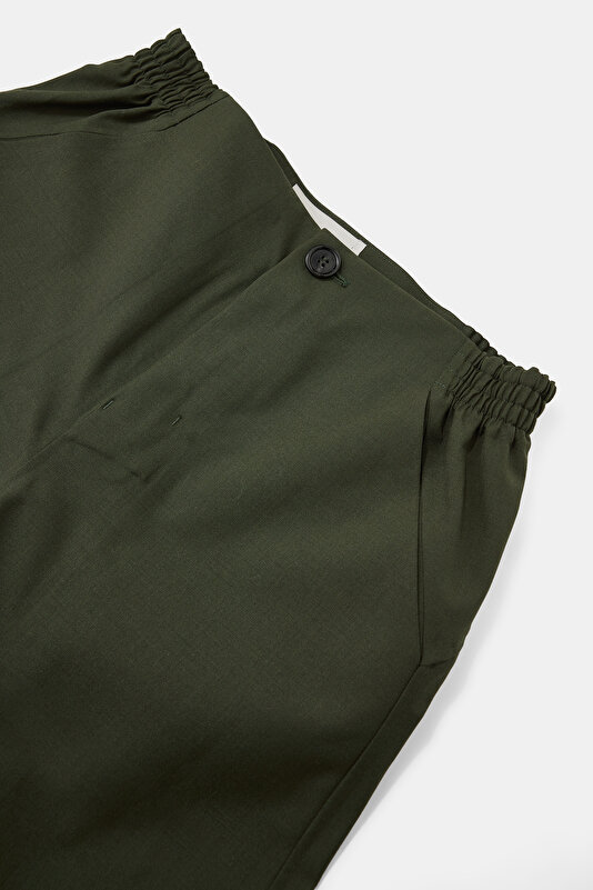 HAKİ BORU PAÇA PANTOLON 3