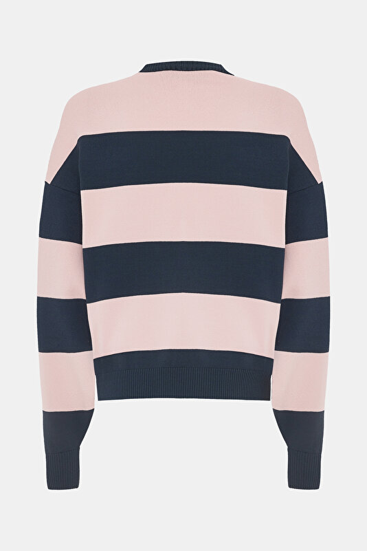 LIGHT PINK STRIPED JERSEY 2