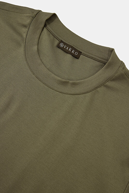 GREEN BICYCLE COLLAR SHORT SLEEVE TSHIRT 3