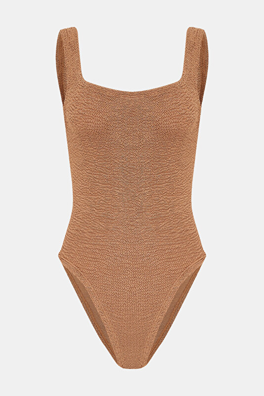 BROWN SWIMSUIT