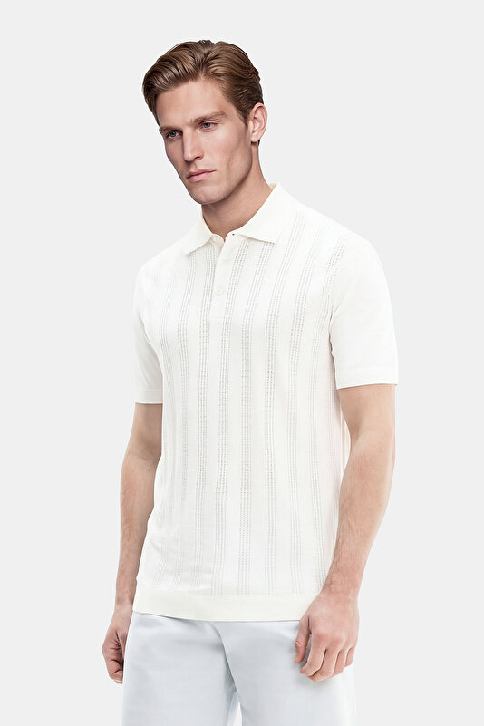 DÜĞMELİ POLO YAKA KISA KOL TRİKO T-SHIRT