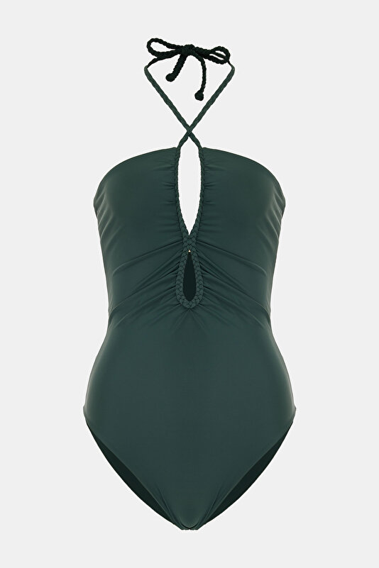 DARK GREEN SWIMSUIT