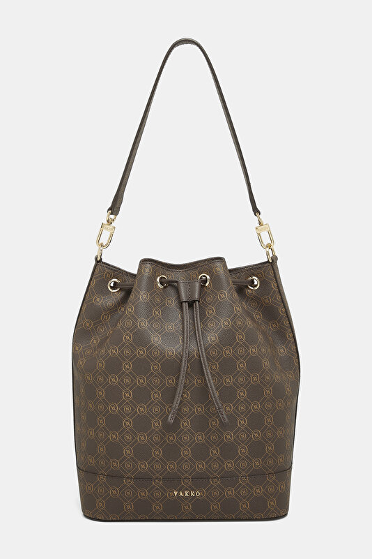 KAHVE MONOGRAM ÇANTA