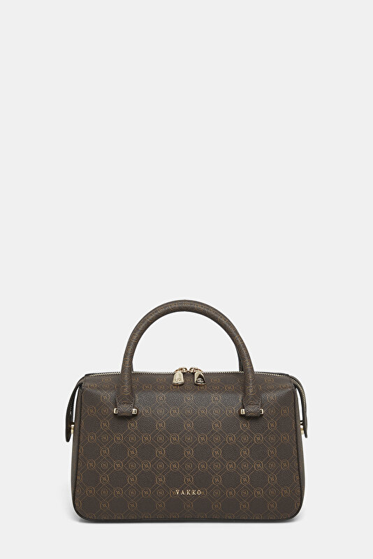 KAHVE MONOGRAM ÇANTA