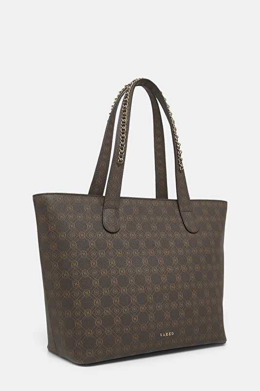 BEIGE MONOGRAM BAG 3