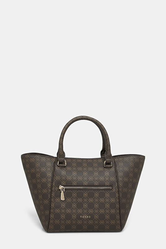 KAHVE MONOGRAM ÇANTA