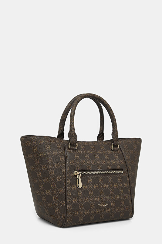 BEIGE MONOGRAM BAG 3