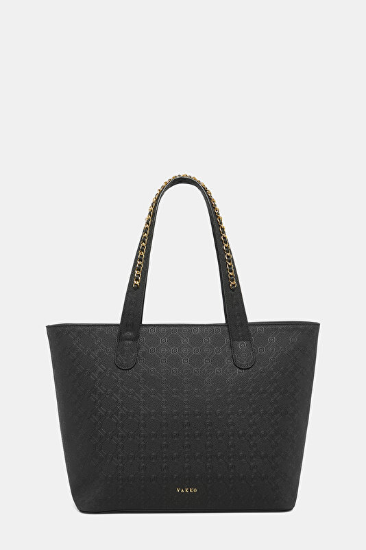 BLACK MONOGRAM BAG