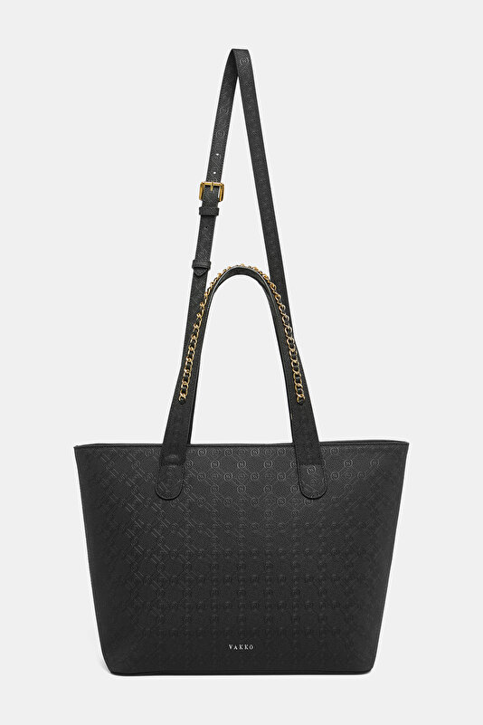 BLACK MONOGRAM BAG 2