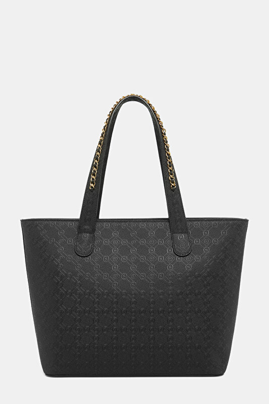 BLACK MONOGRAM BAG 4