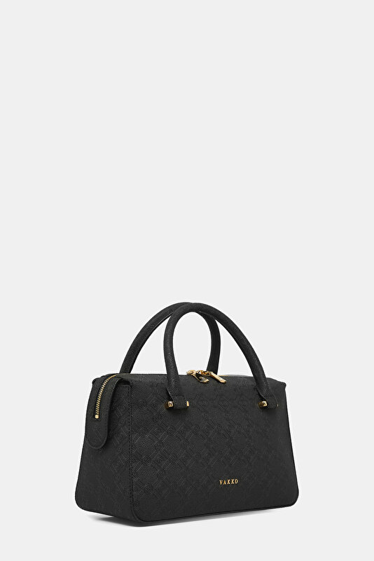 BLACK MONOGRAM BAG 3