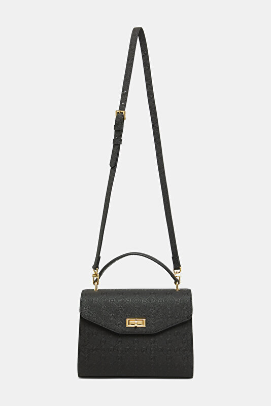 BLACK MONOGRAM BAG 2