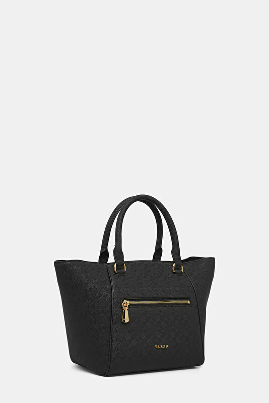 BLACK MONOGRAM BAG 3