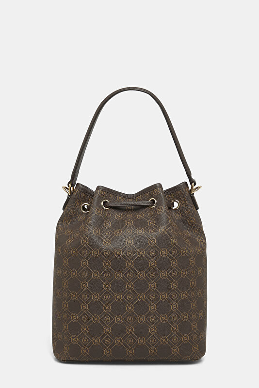 BEIGE MONOGRAM BAG 4