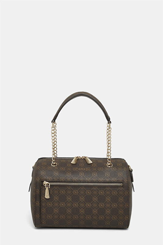 KAHVE MONOGRAM ÇANTA