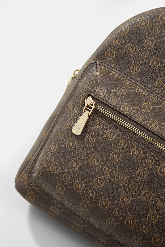 BEIGE MONOGRAM BAG 4
