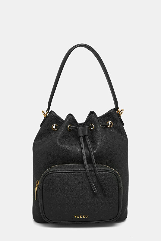 BLACK MONOGRAM BAG