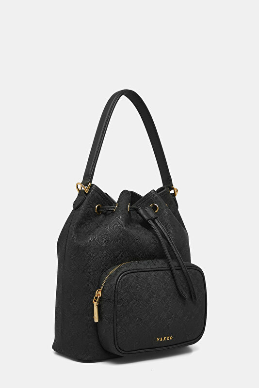 BLACK MONOGRAM BAG 3