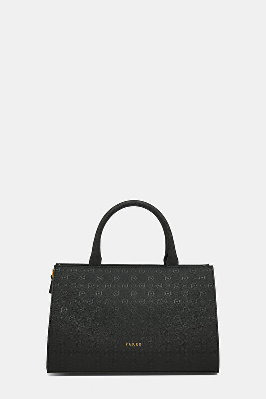 BLACK MONOGRAM BAG
