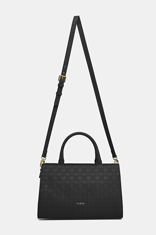 BLACK MONOGRAM BAG 2