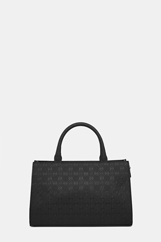 BLACK MONOGRAM BAG 4