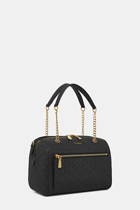 BLACK MONOGRAM BAG 3