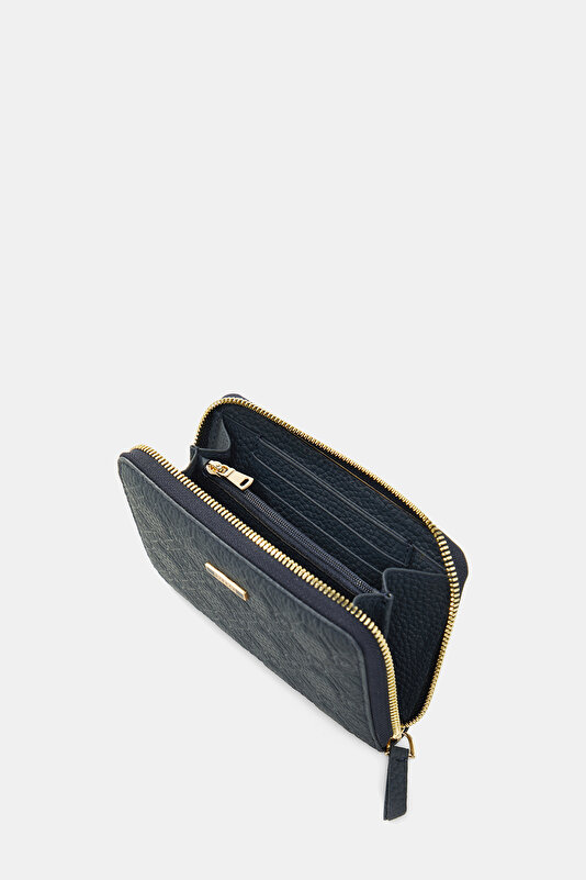 LACİVERT MONOGRAM DERİ CÜZDAN 4