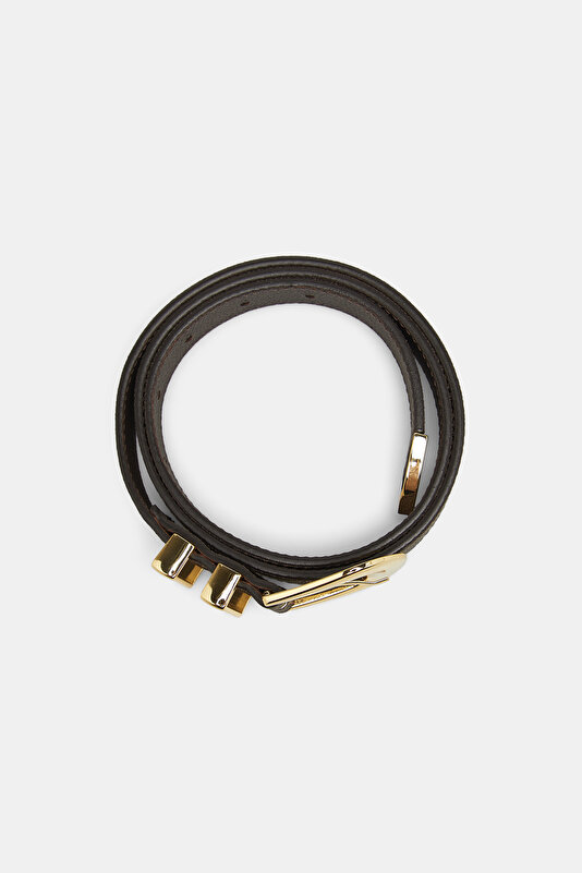 BEIGE MONOGRAM BELT 2
