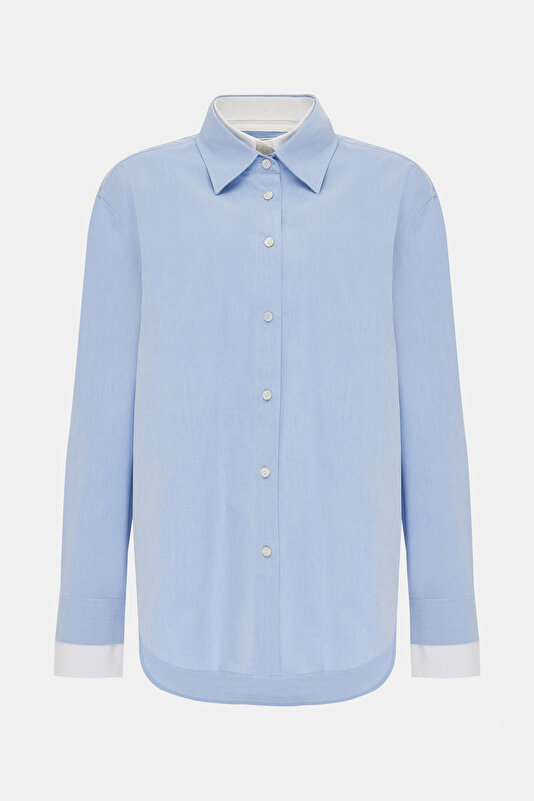 WHITE STRIPED SHIRT