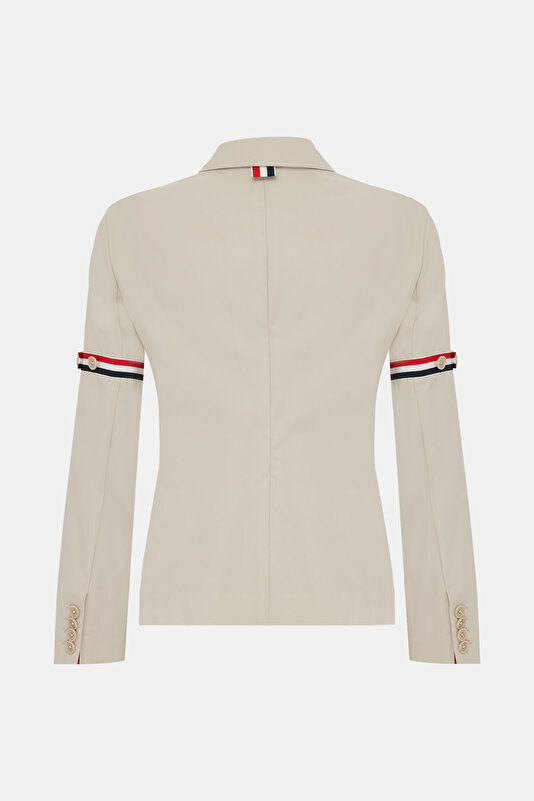BEİGE BUTTONED JACKET 2