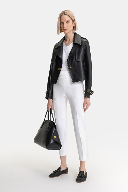DORE SURPLICE NECKLINE (CROSS-OVER NECKLINE) JACKET 4