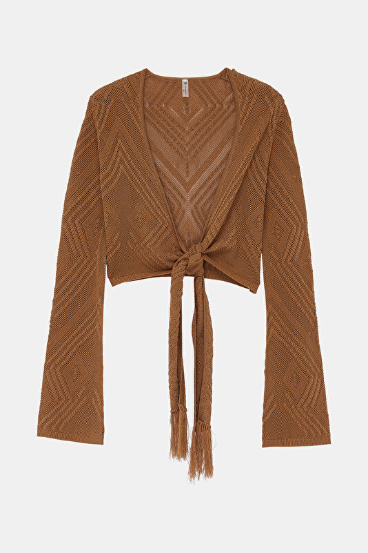 BROWN BLOUSE