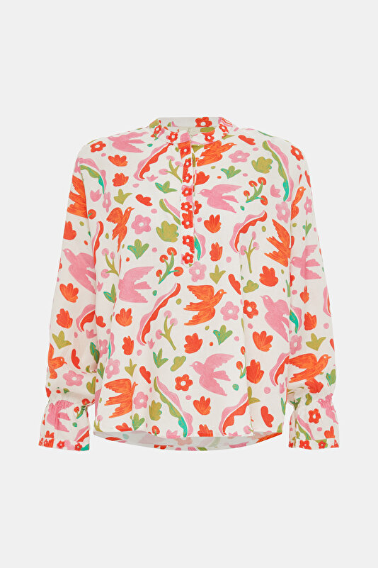 LIGHT ORANGE BLOUSE