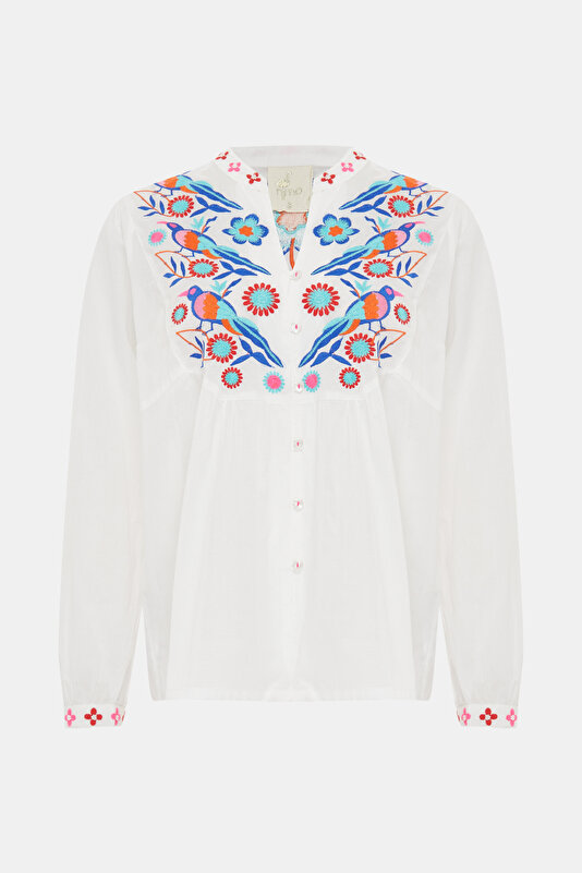 LIGHT BLUE BLOUSE